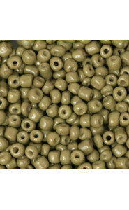 Seed beads 8/0 (3mm) Cactus green
